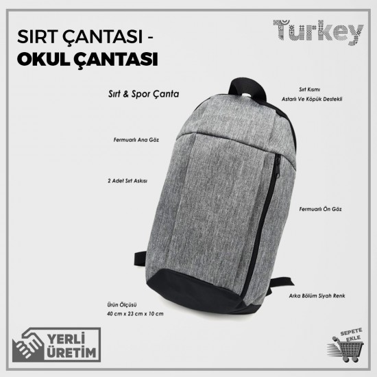 Sırt Çantası - Okul Çantası